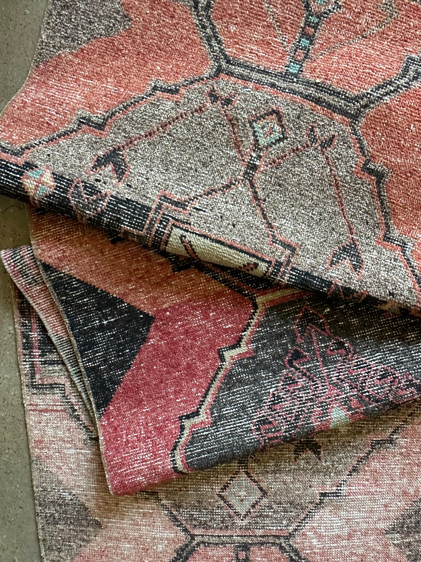 Red Orange Ombré Runner