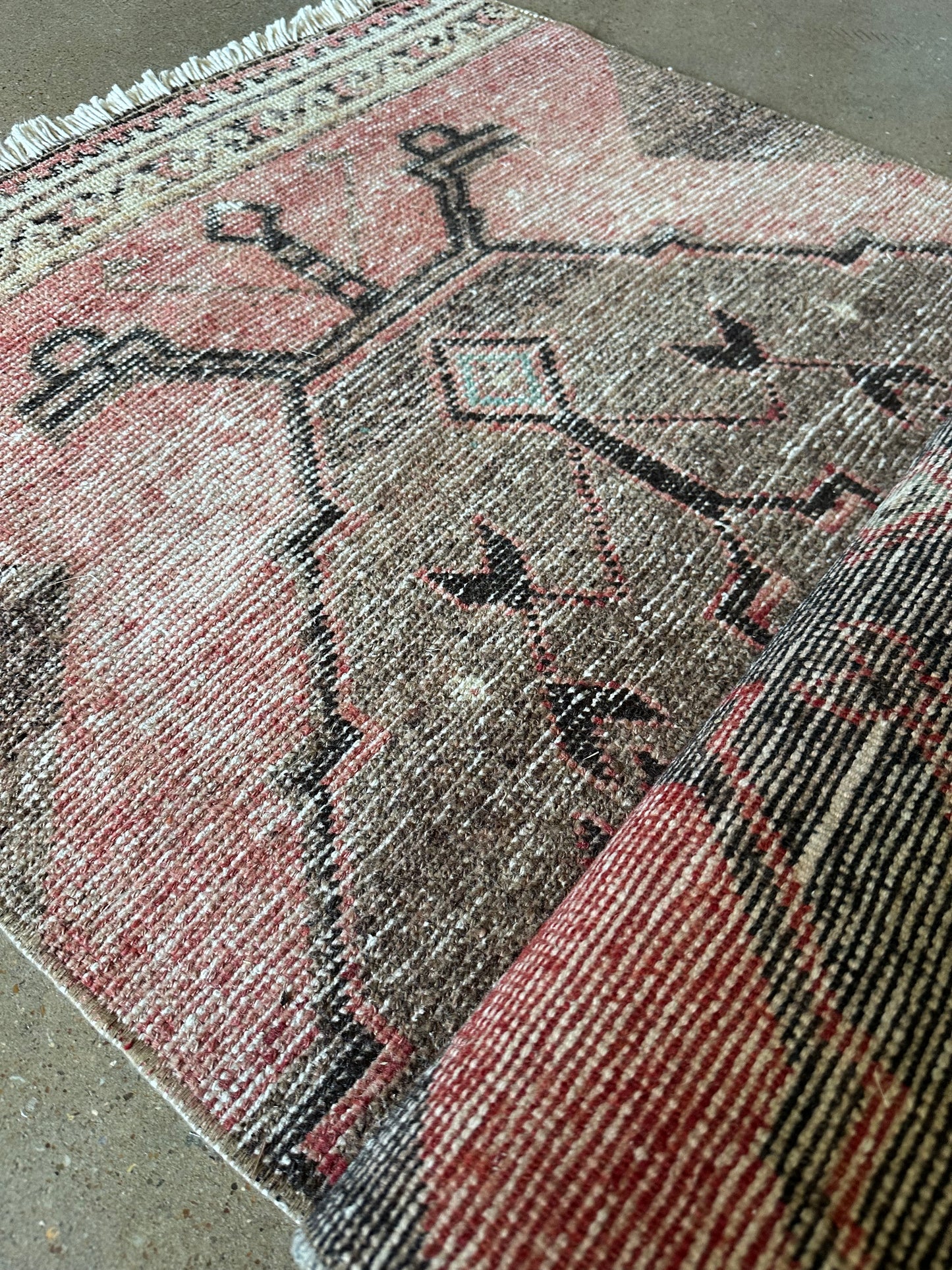 Red Orange Ombré Runner