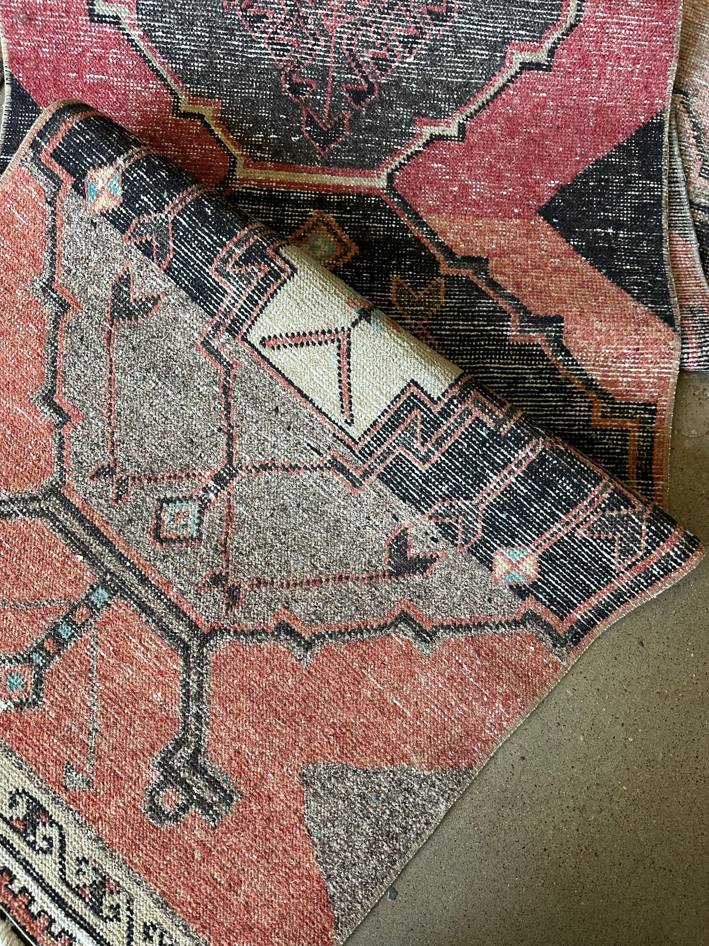 Red Orange Ombré Runner