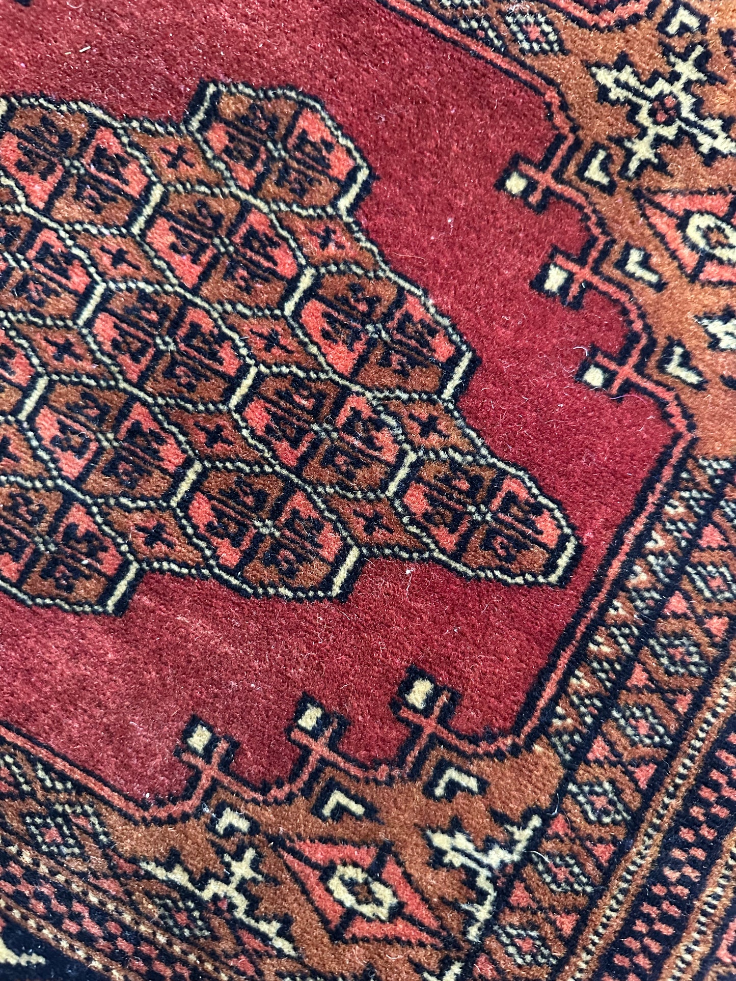 Classic Red with Ochre Oversize Mini