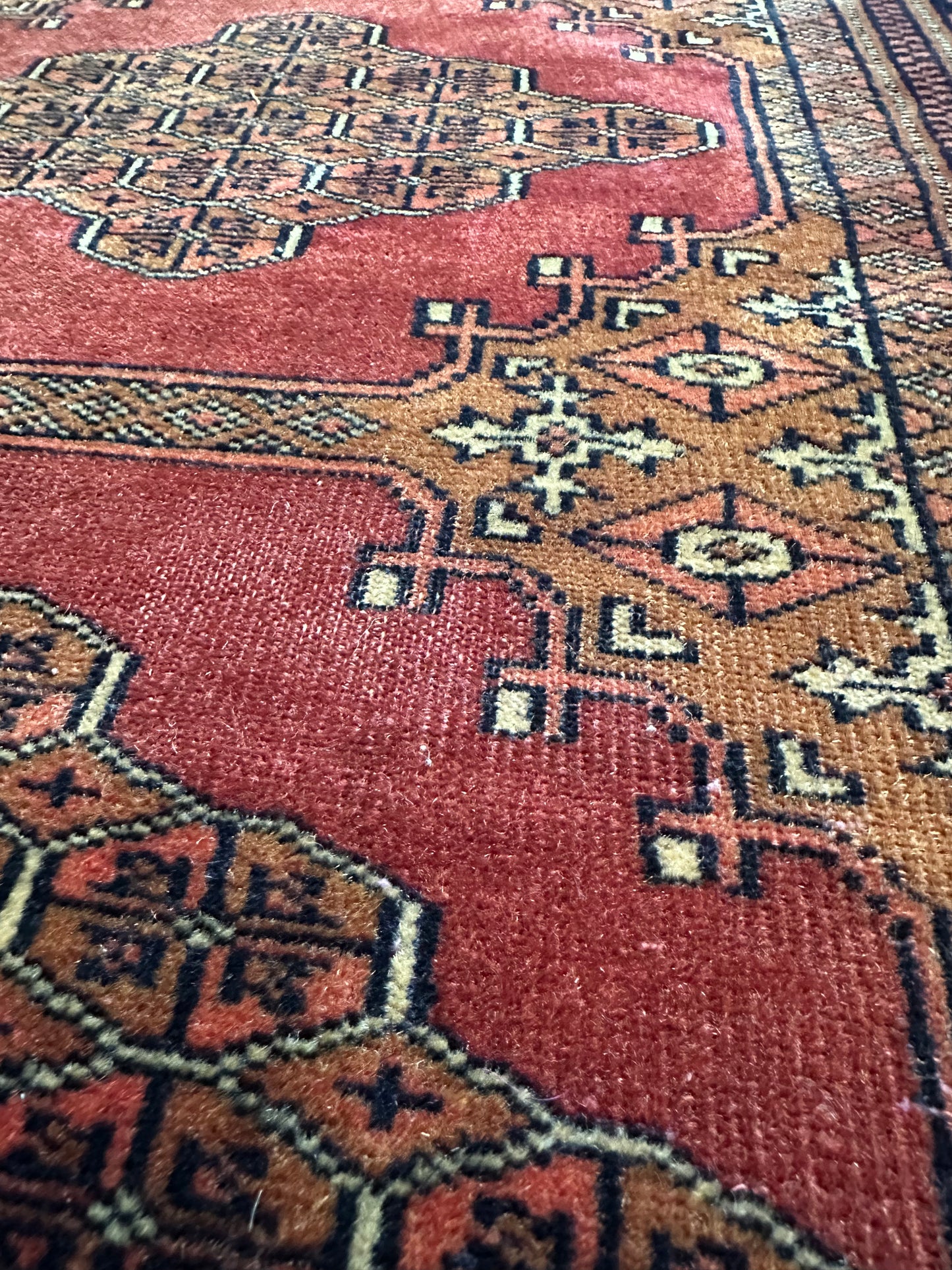 Classic Red with Ochre Oversize Mini